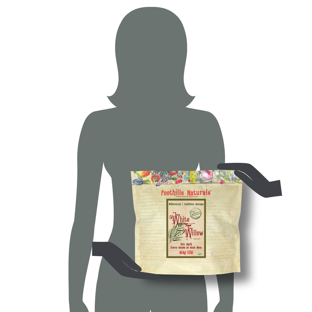 White Willow Bark, Cut, Wildcrafted