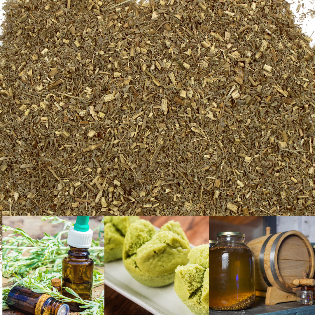 Wormwood Herb Cut and Sifted Organic