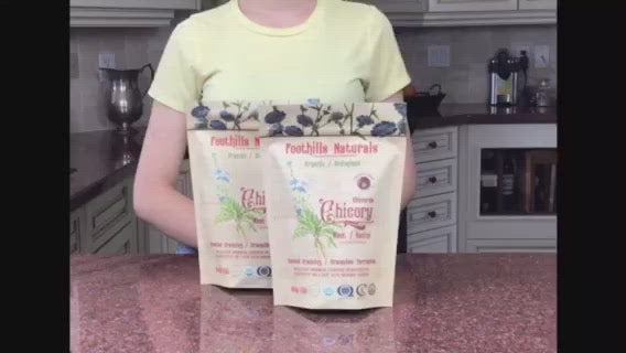 Chicory Root Roasted Granules Organic – Herbal Coffee Alternative, Caffeine-Free, Only 1 Ingredient