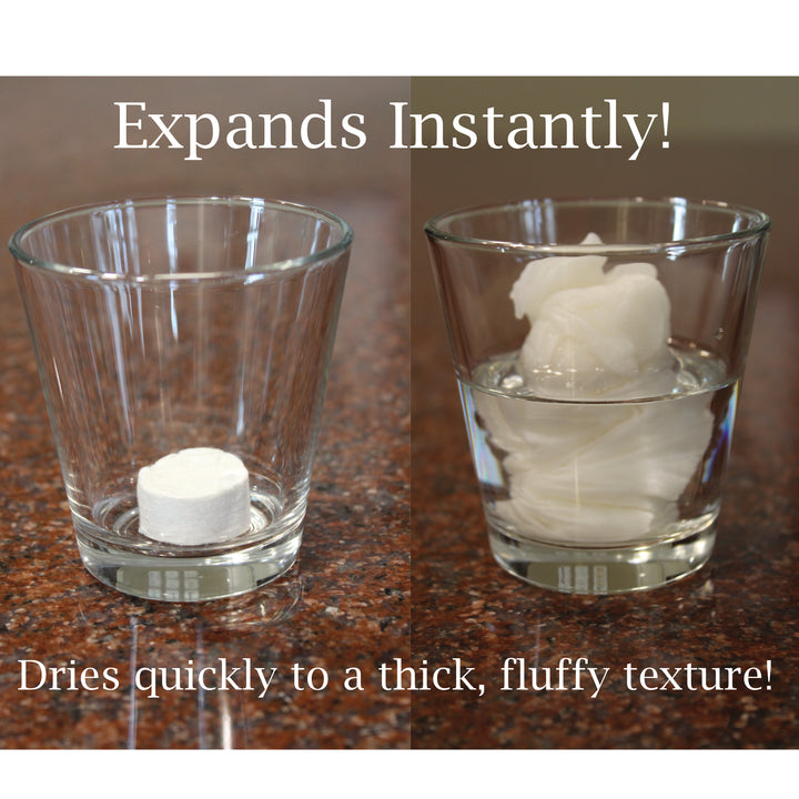 Bamboo Fiber Compressed Towels - 100 Pack, Strong, Thick, Reusable | Foothills Naturals Canada | Ancient Herbs for Modern Use