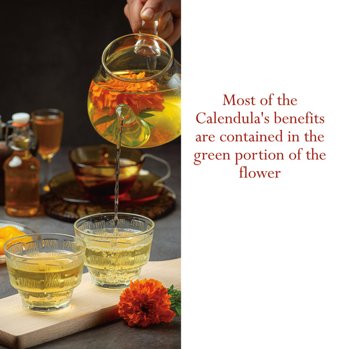 Calendula Flowers Whole Organic - 1 Pound/454 | Foothills Naturals Canada | Ancient Herbs for Modern Use