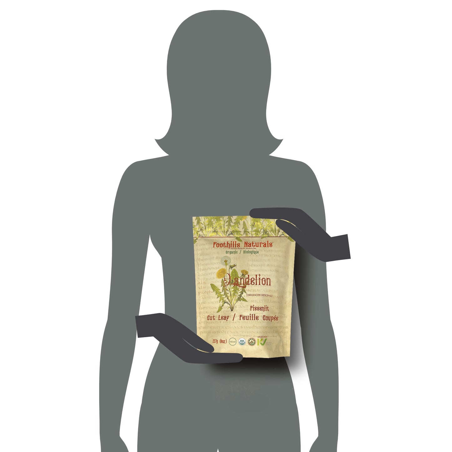 Organic Dandelion Leaf Cut (Taraxacum officinale) – Dried Herb for Tea & Culinary Use