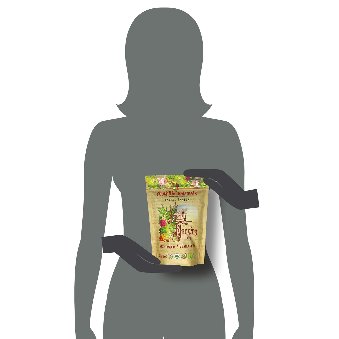 Fairy Morning Herbal Tea Blend – Organic – Licorice, Spearmint, Orange Peel, Rose & Cinnamon